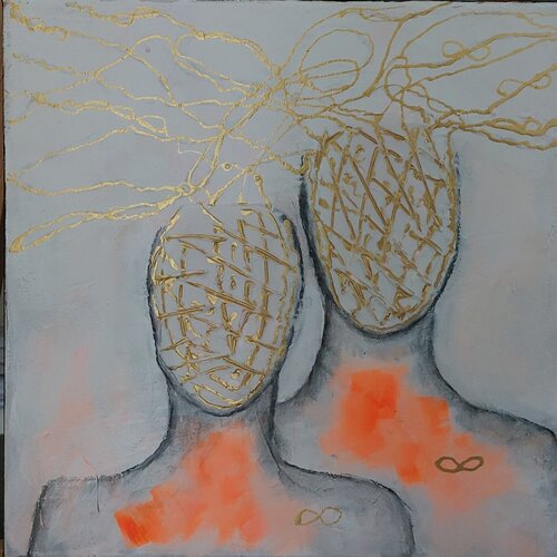 Infinity #3 by Mieke Van Cauter, Painting for Sale on Select