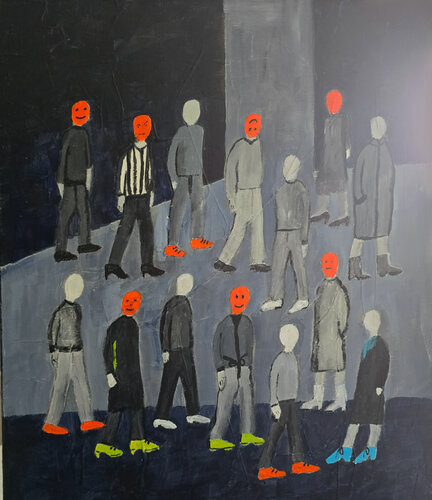 Moving Through by Mieke Van Cauter, Painting for Sale on Select