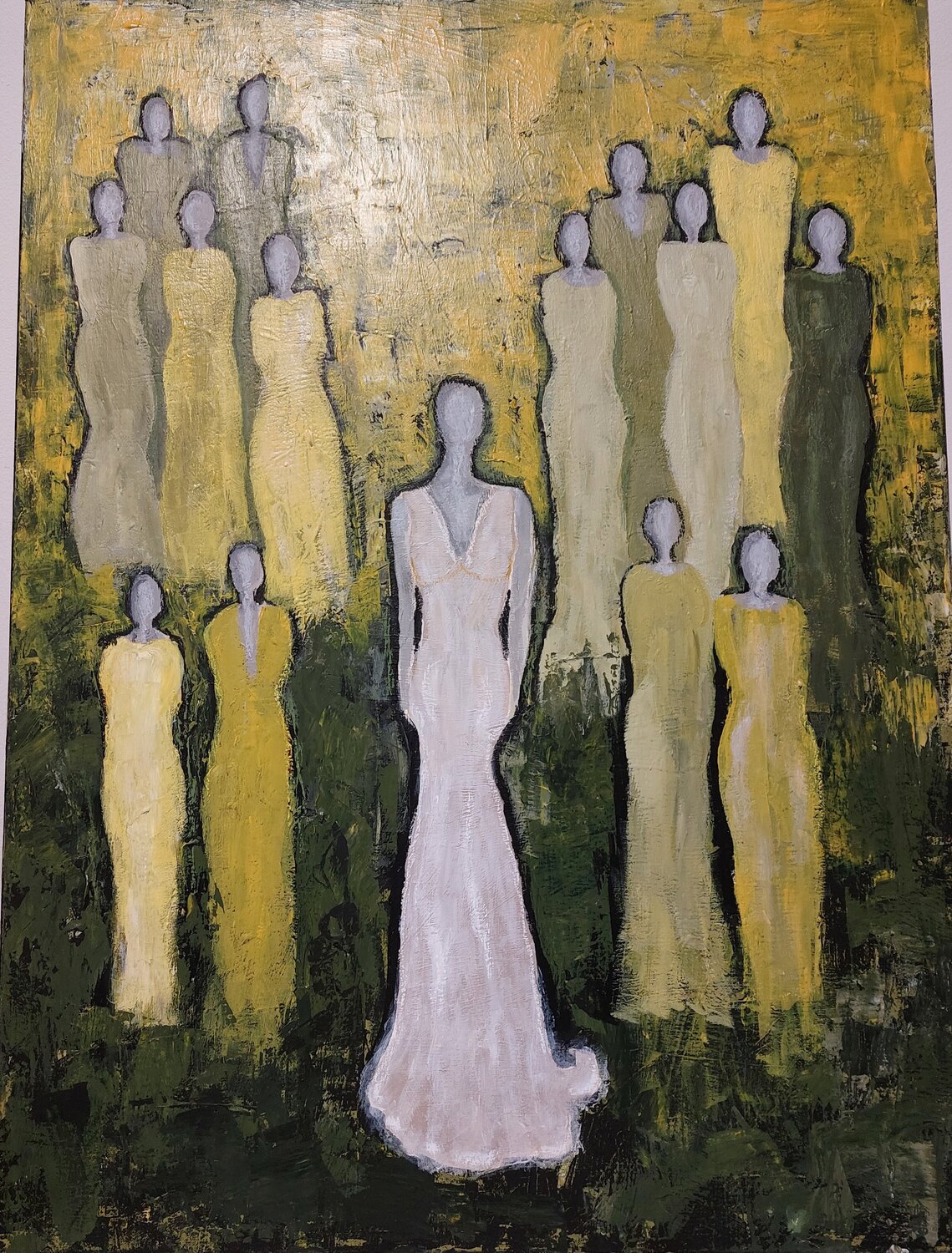 Ladies at the show Mieke Van Cauter Original painting for sale