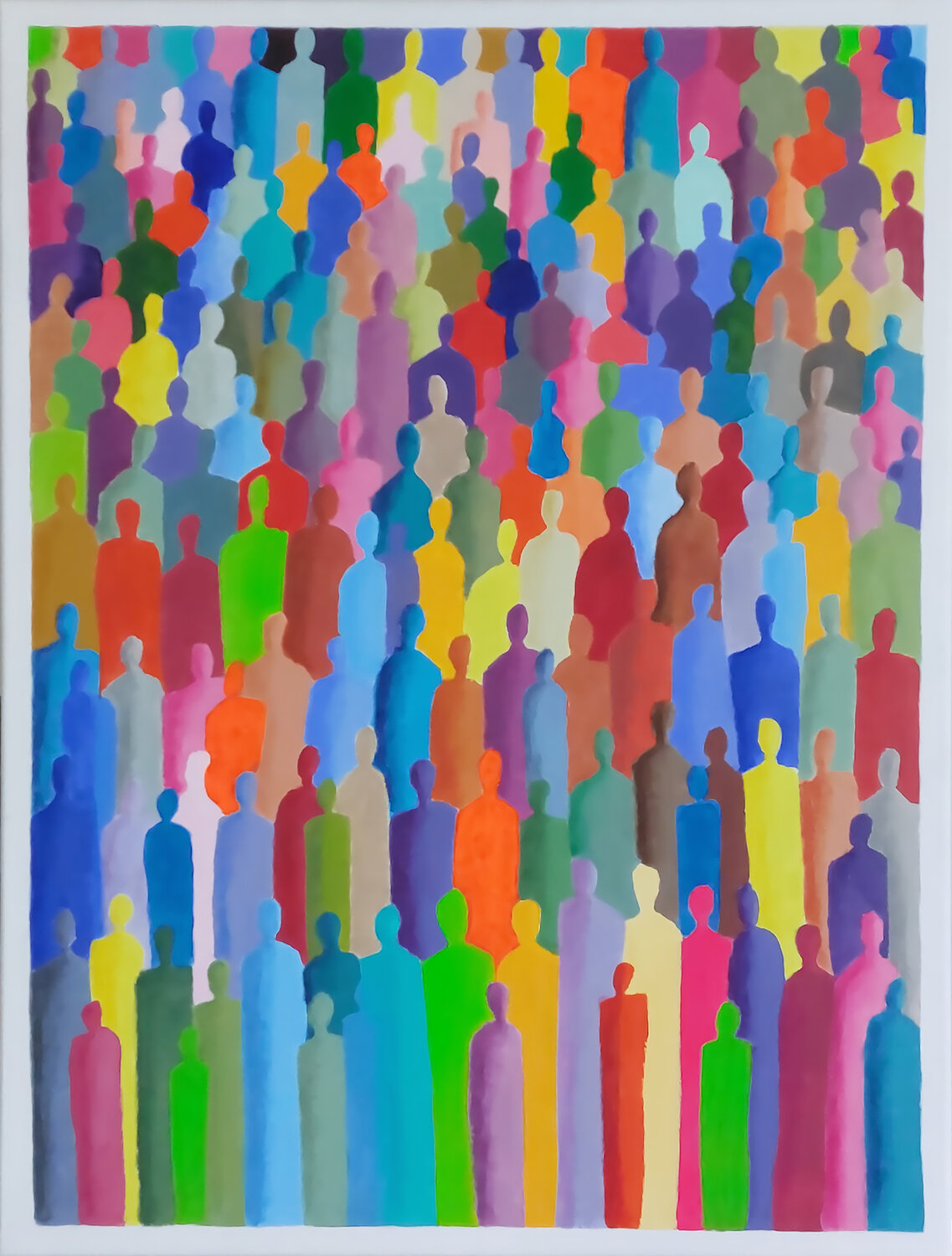 Diversity #12 Mieke Van Cauter Original painting for sale