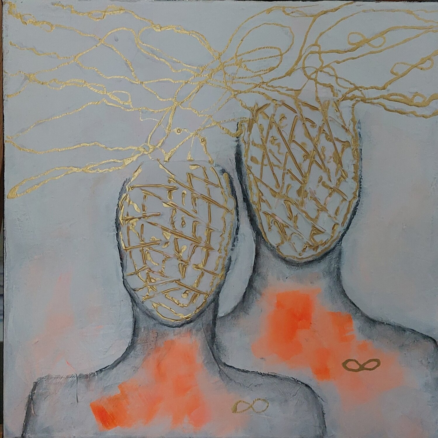 Infinity #3 Mieke Van Cauter Original painting for sale