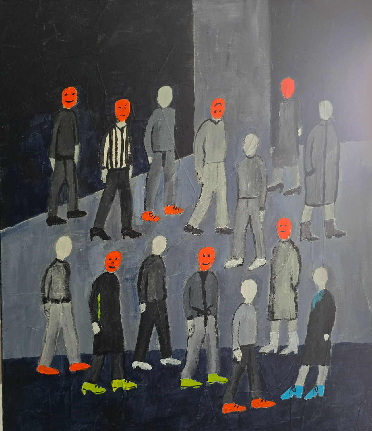 Moving Through Mieke Van Cauter Original painting for sale
