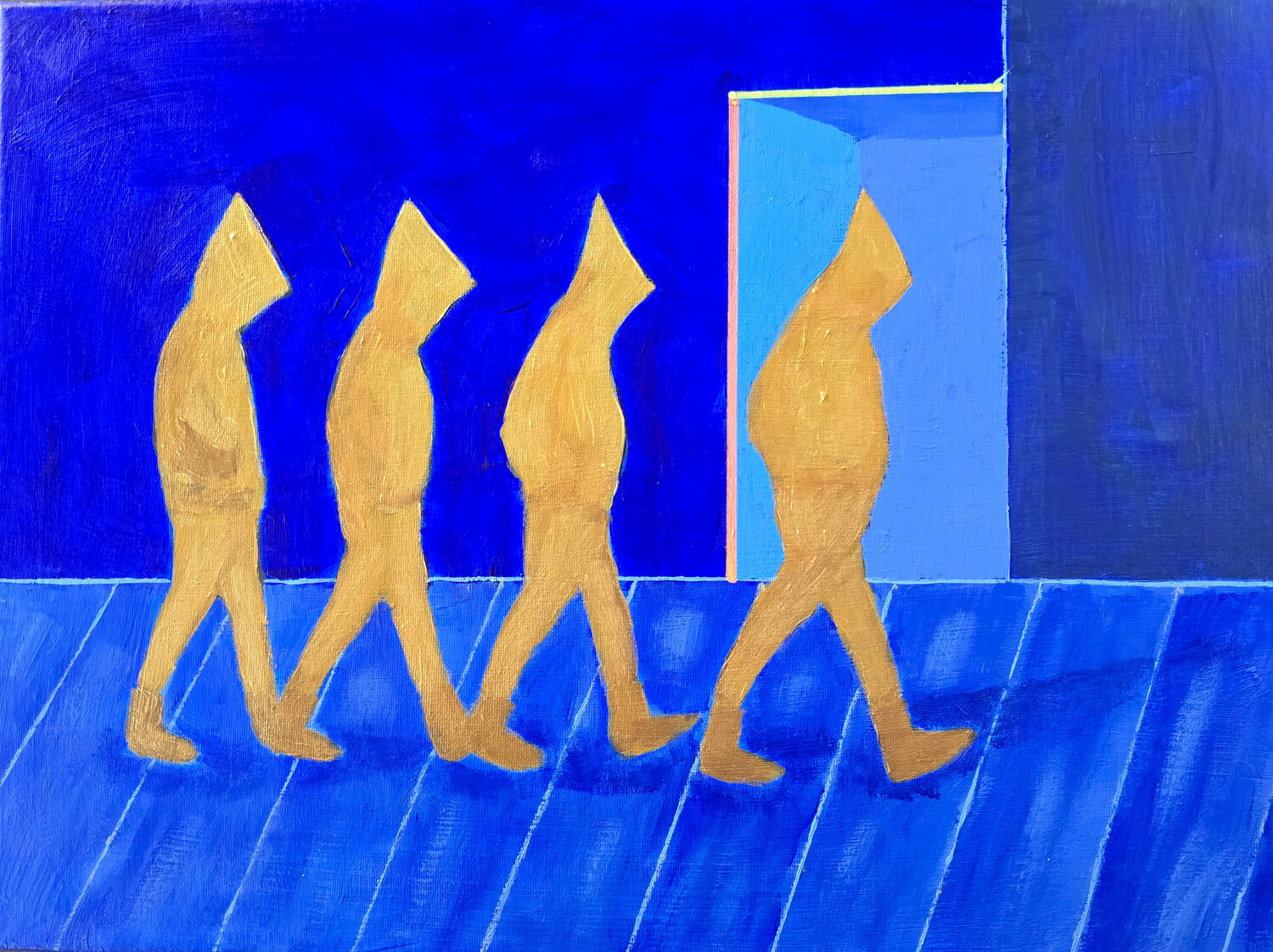 In their own rhythm Mieke Van Cauter Original painting for sale