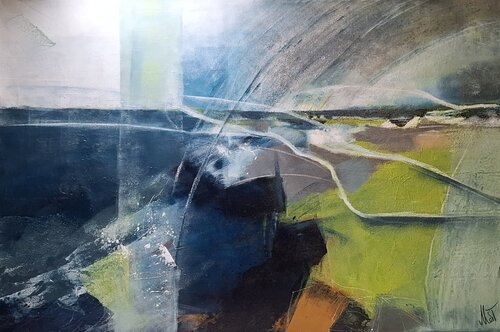 Fresh and windy by Monika Stoffel, Painting for Sale on Select