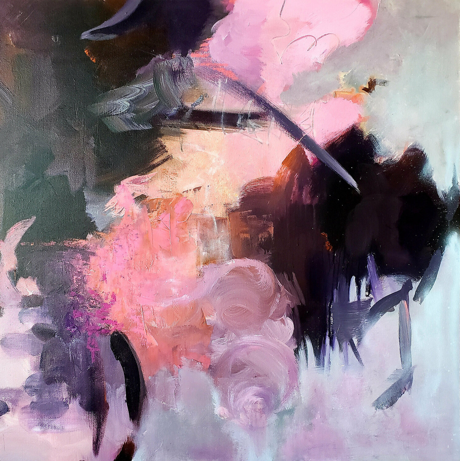 Forelorn Birgit Huttemann-Holz Original painting for sale