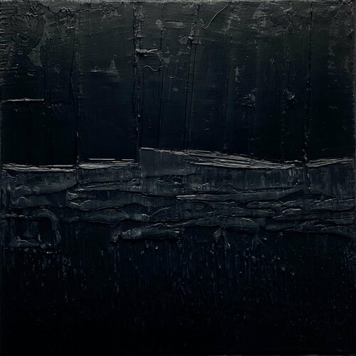 Back to Black no.2173 by Klara Gunnlaugsdottir, Painting for Sale on Select