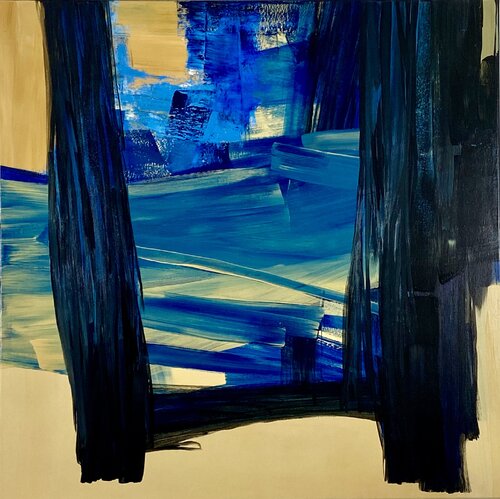 Warm Light | Abstract No.2241 by Klara Gunnlaugsdottir, Painting for Sale on Select