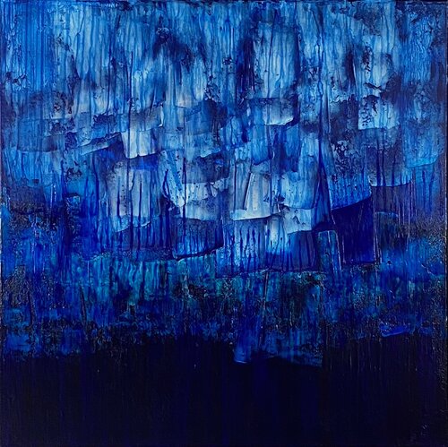 Melting Ice no 2075 by Klara Gunnlaugsdottir, Painting for Sale on Select