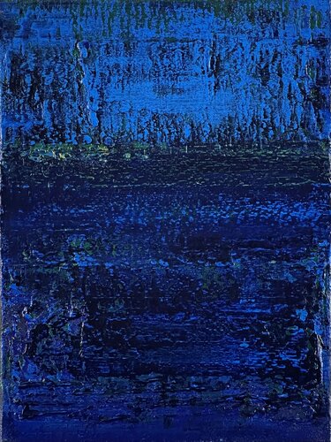 Bluegreen | Abstract No.2011 by Klara Gunnlaugsdottir, Painting for Sale on Select
