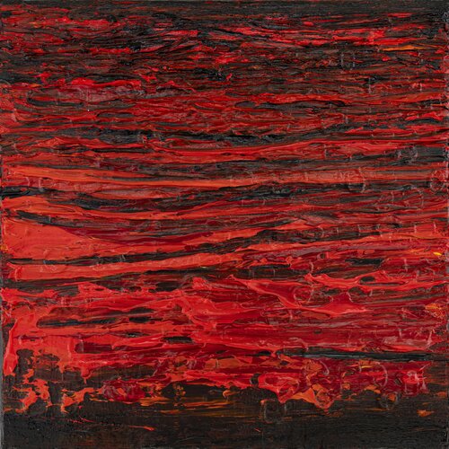 Red Hot Lava no. 2370 by Klara Gunnlaugsdottir, Painting for Sale on Select