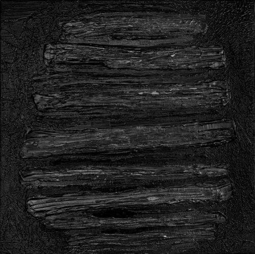 Black Lava no. 2420 by Klara Gunnlaugsdottir, Painting for Sale on Select
