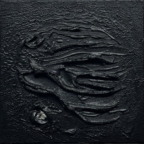 Black Lava no. 2409 by Klara Gunnlaugsdottir, Painting for Sale on Select