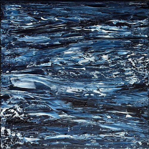 Ocean Blue no. 2431 by Klara Gunnlaugsdottir, Painting for Sale on Select