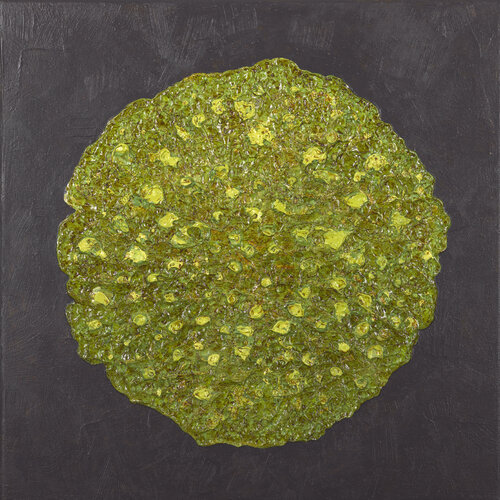 Mossy Glow - 2556 by Klara Gunnlaugsdottir, Painting for Sale on Select