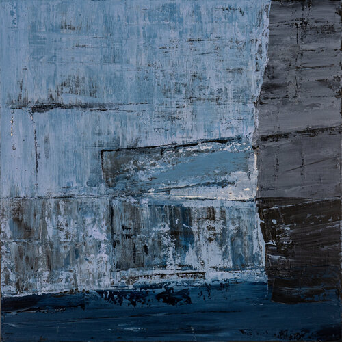 Powder Blue - 2105 by Klara Gunnlaugsdottir, Painting for Sale on Select