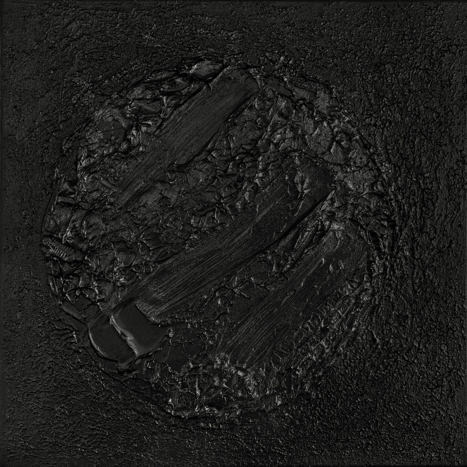 Black Lava  no. 2412 Klara Gunnlaugsdottir Original painting for sale