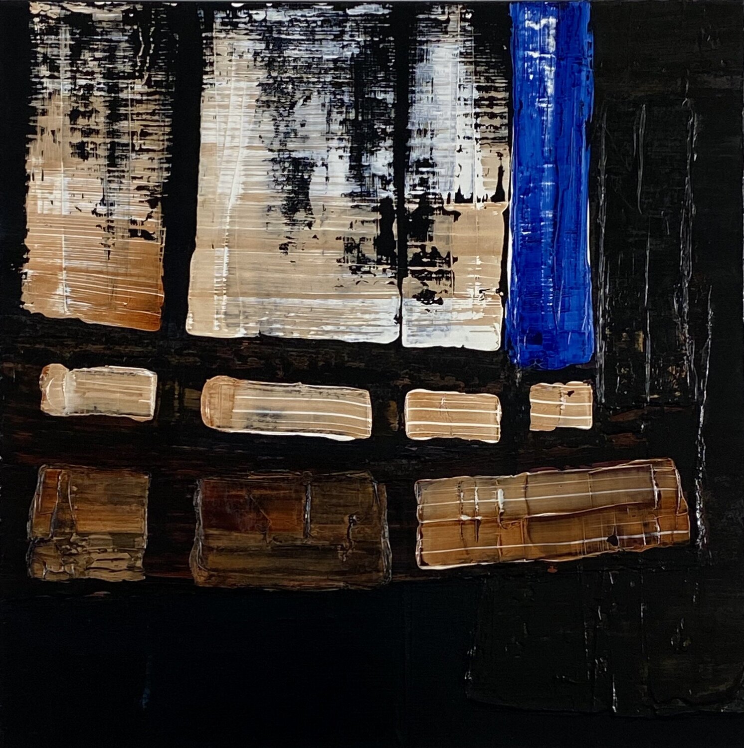 Golden Light no. 2219 Klara Gunnlaugsdottir Original painting for sale