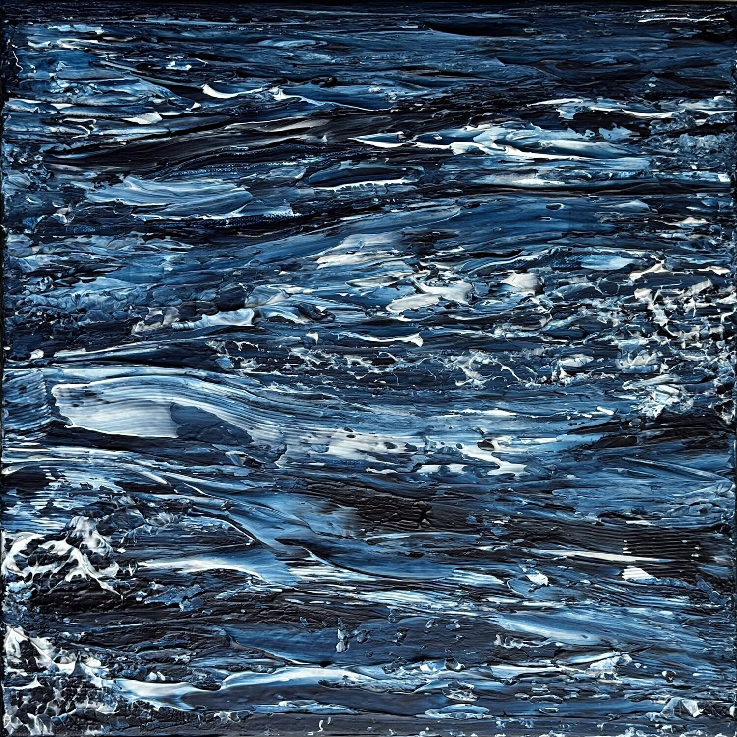 Ocean Blue no. 2431 Klara Gunnlaugsdottir Original painting for sale