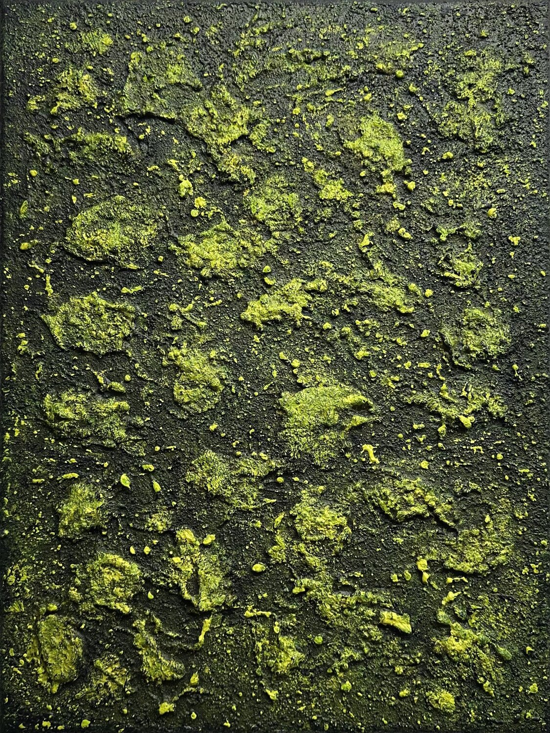 Mossy Lava Field no. 2458 Klara Gunnlaugsdottir Original painting for sale