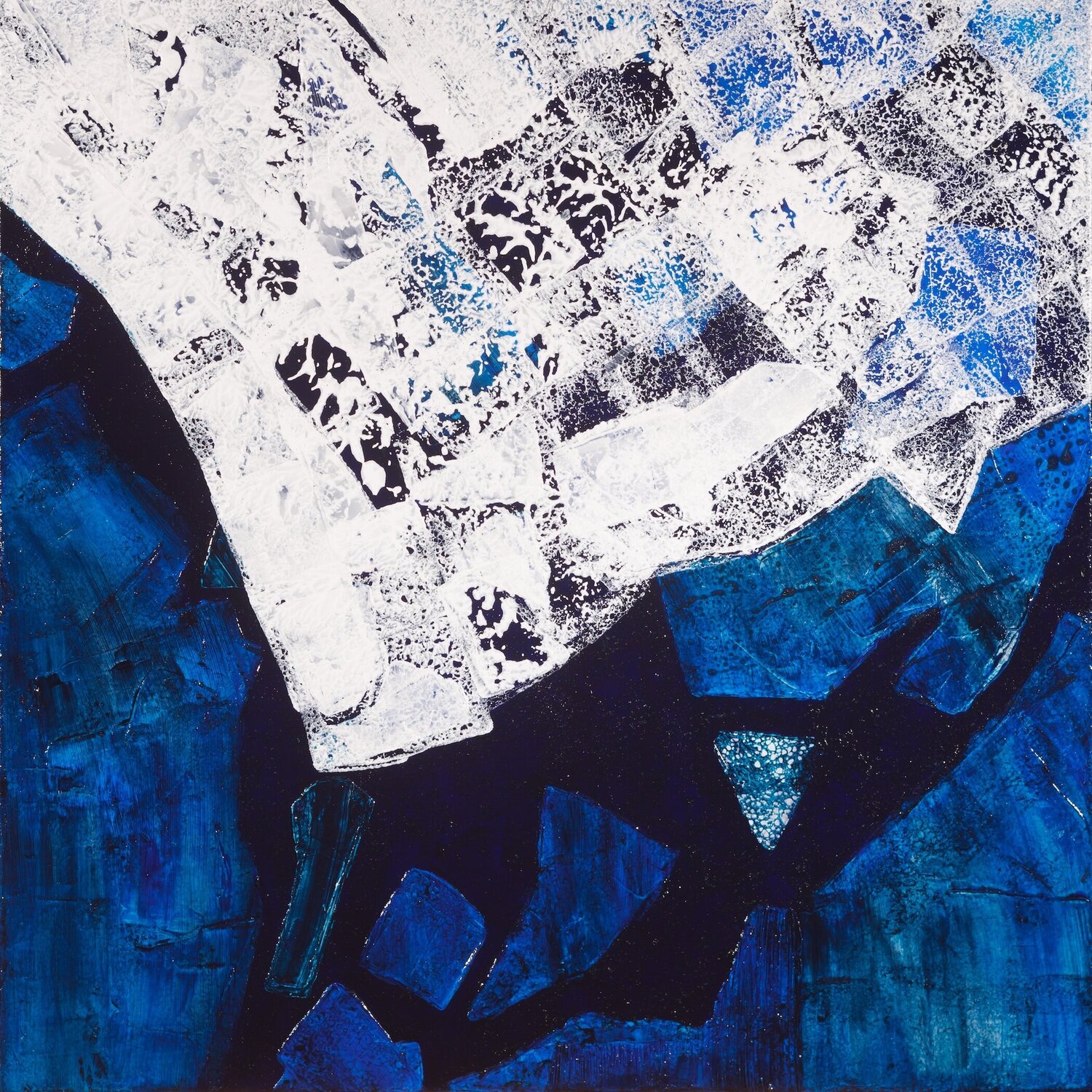 Melting Ice no. 1507 Klara Gunnlaugsdottir Original painting for sale