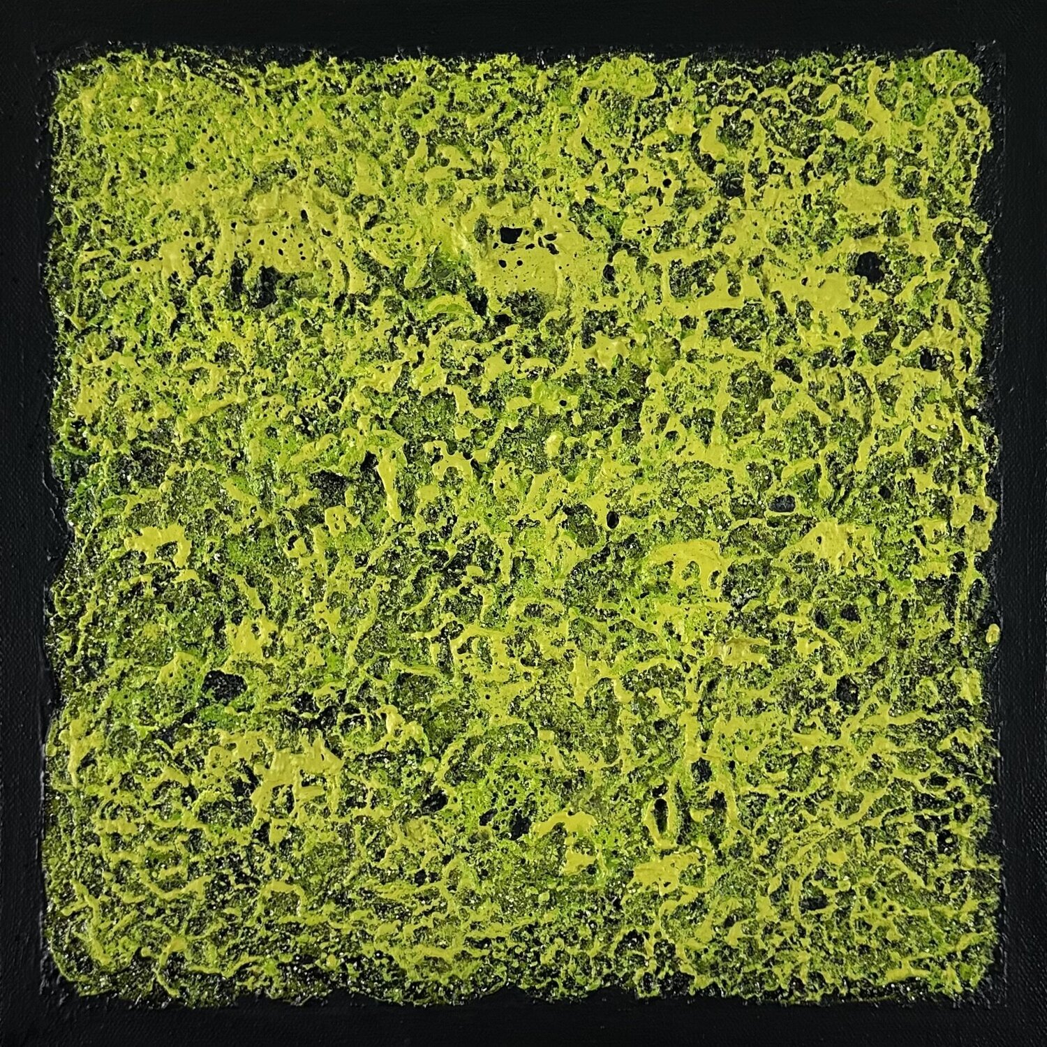Mossy Lava Field no. 2550 Klara Gunnlaugsdottir Original painting for sale