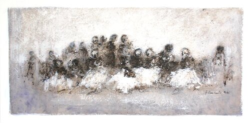 Cene d'Honfleur, 2012 by Hanna Sidorowicz, Painting for Sale on Select