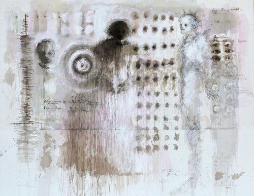 "Deux, 2018" by Hanna Sidorowicz, Painting for Sale on Select