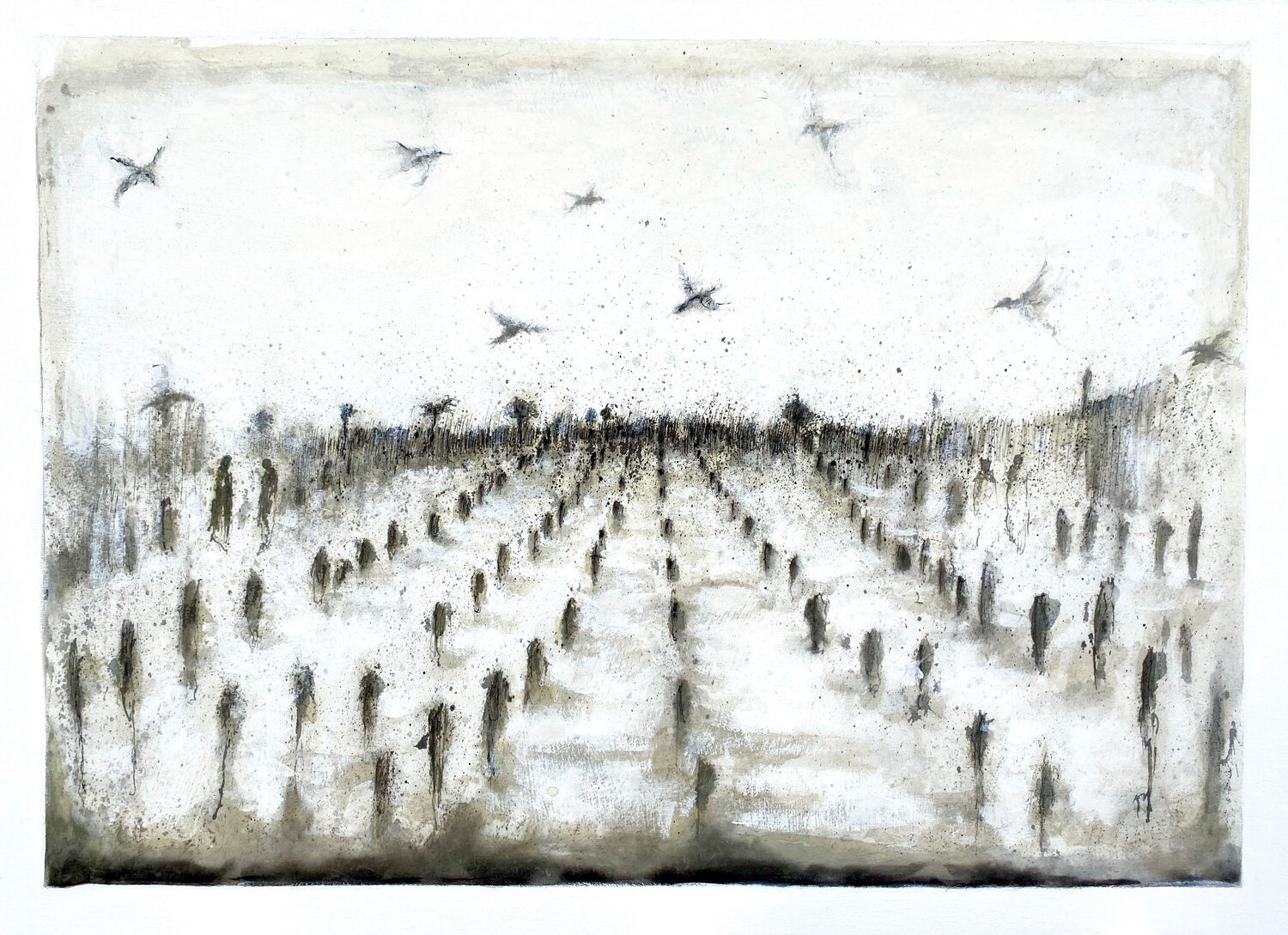 "PERSPECTIVE " 2025 Hanna Sidorowicz Original painting for sale