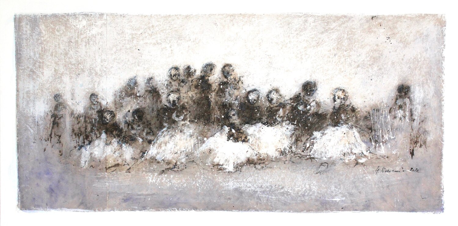 Cene d'Honfleur, 2012 Hanna Sidorowicz Original painting for sale