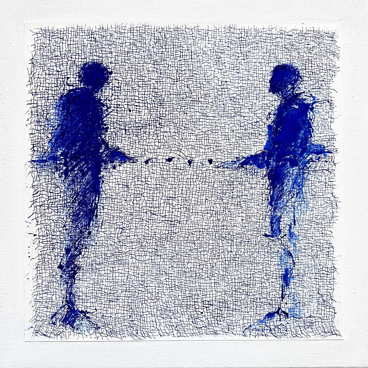 LIENS INVISIBLES  ,  2024 Hanna Sidorowicz Original painting for sale