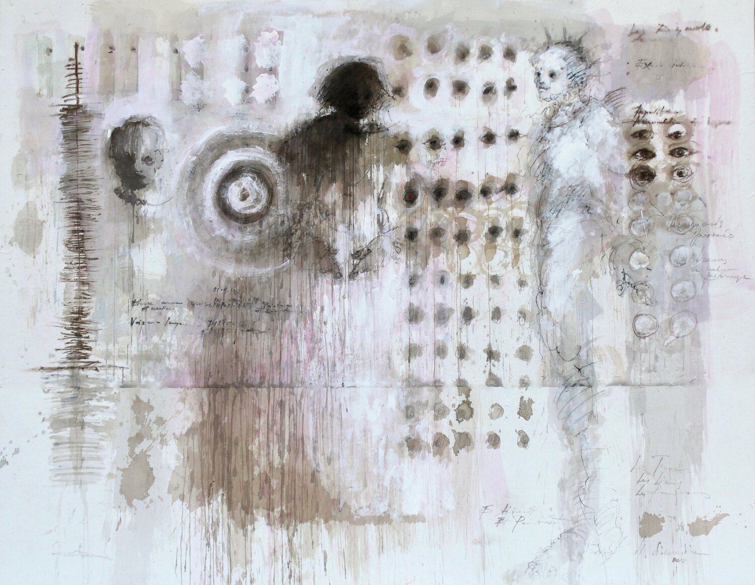 "Deux, 2018" Hanna Sidorowicz Original painting for sale