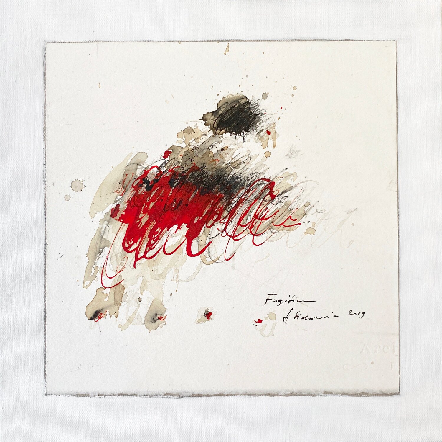 "FUGITIVE, 2019" Hanna Sidorowicz Original painting for sale