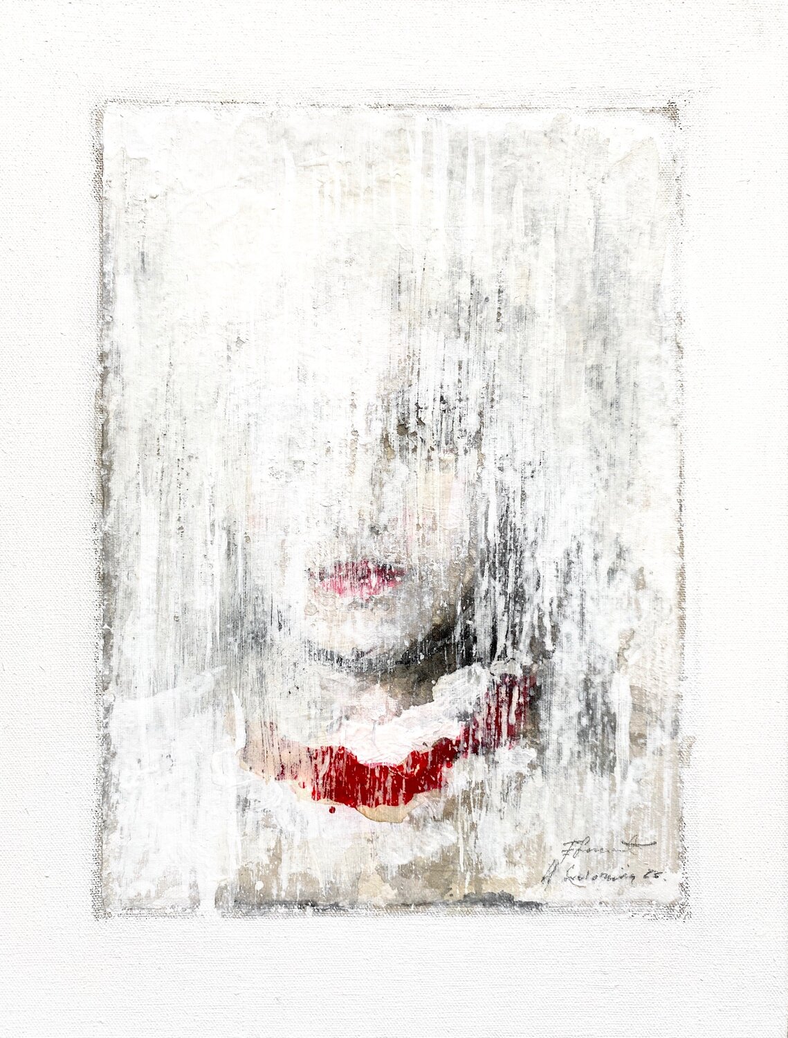 "INVISIBLE, 2026" Hanna Sidorowicz Original painting for sale