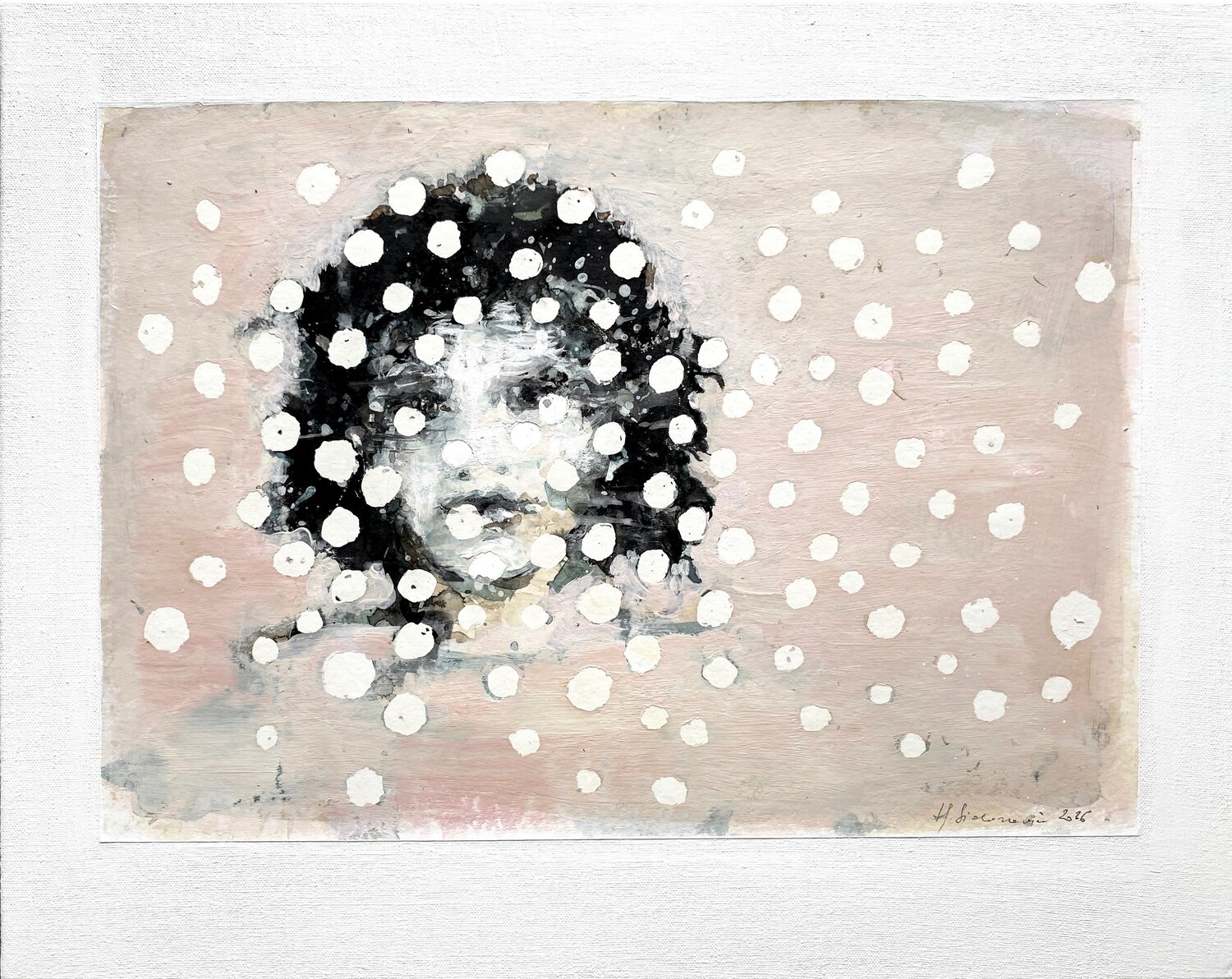 "LA PERCEPTION, 2026" Hanna Sidorowicz Original painting for sale