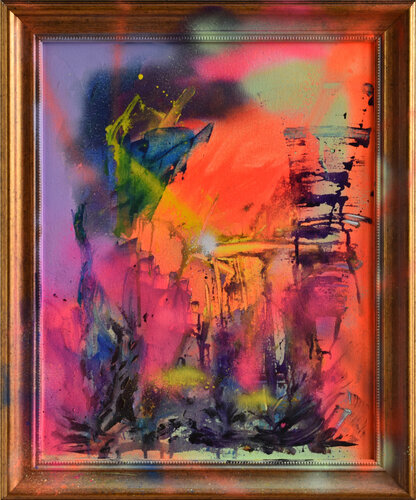 The Way To Work by Sebastian Merk, Painting for Sale on Select