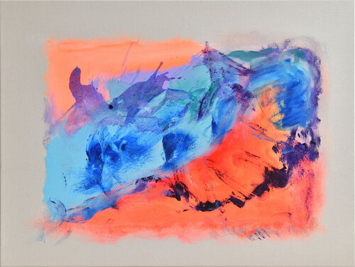 Fire & Water by Sebastian Merk, Painting for Sale on Select