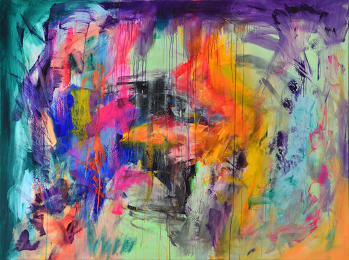 Mind Talk by Sebastian Merk, Painting for Sale on Select