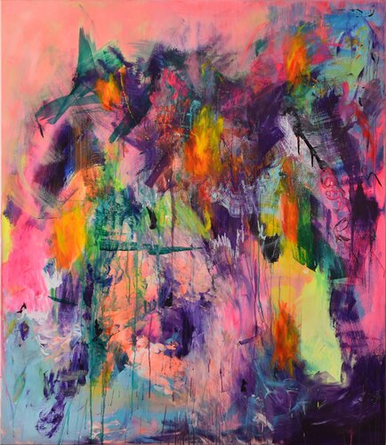 Fire by Sebastian Merk, Painting for Sale on Select