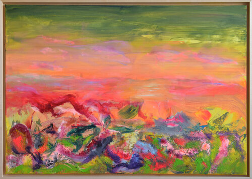 Spring Sunset by Sebastian Merk, Painting for Sale on Select