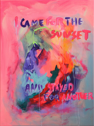 I Came For The Sunset And Stayed For Another von Sebastian Merk, Malerei kaufen auf Select