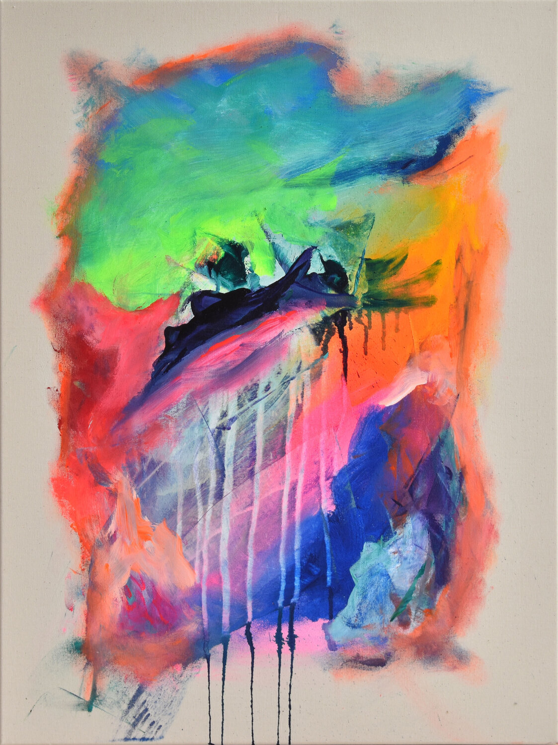 Magic Rain Sebastian Merk Original painting for sale