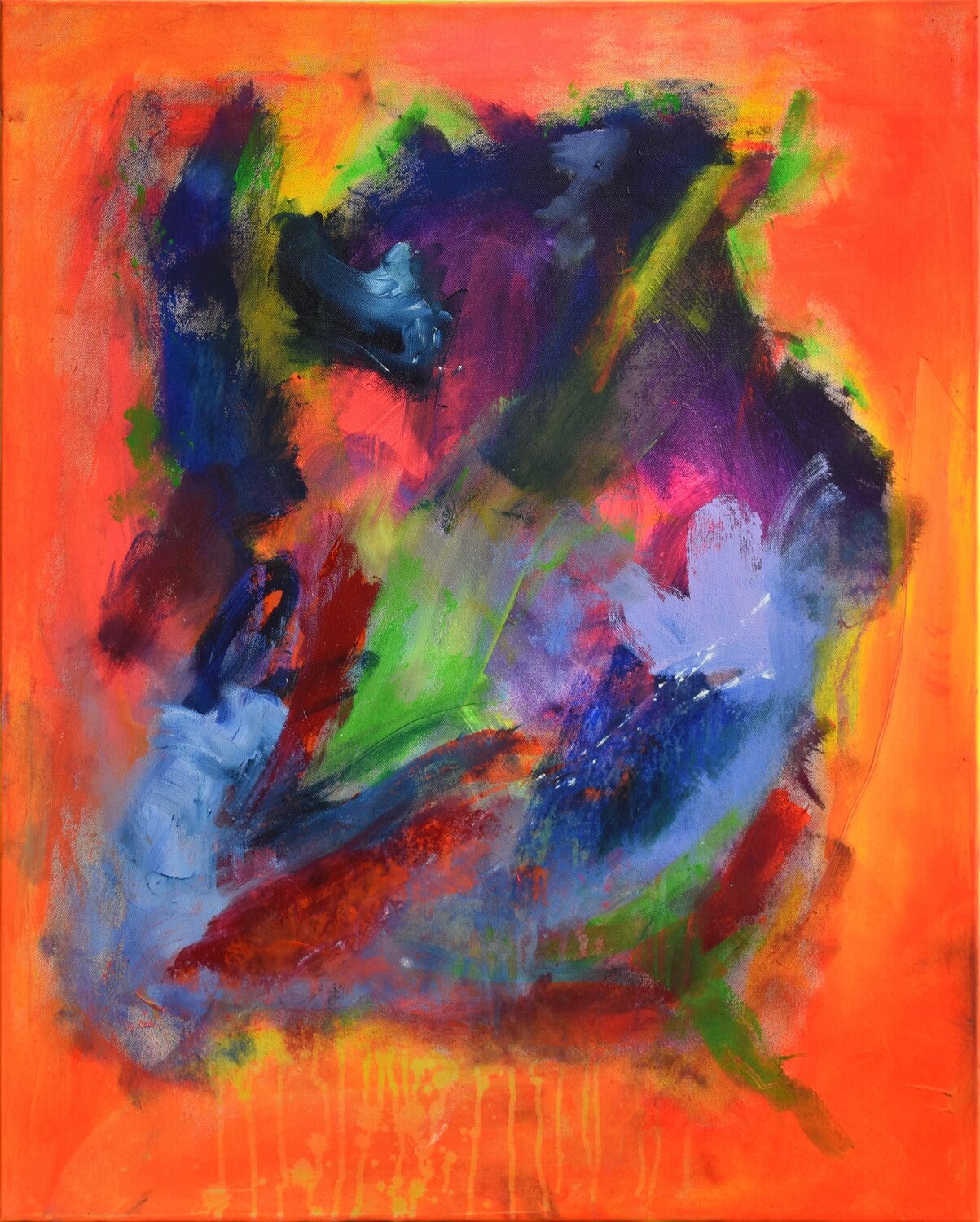 Forgotten World Sebastian Merk Original painting for sale