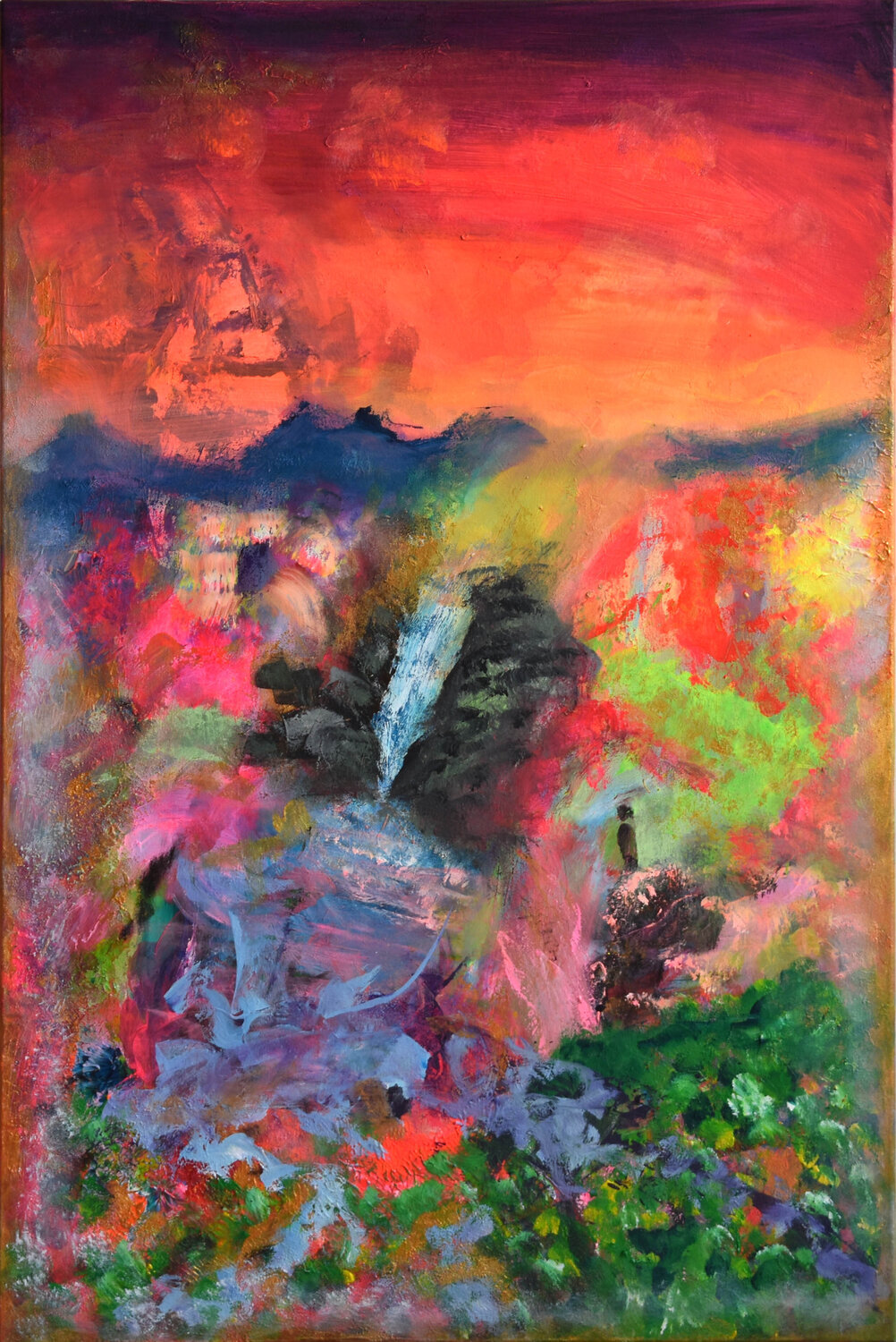 The View Sebastian Merk Original painting for sale