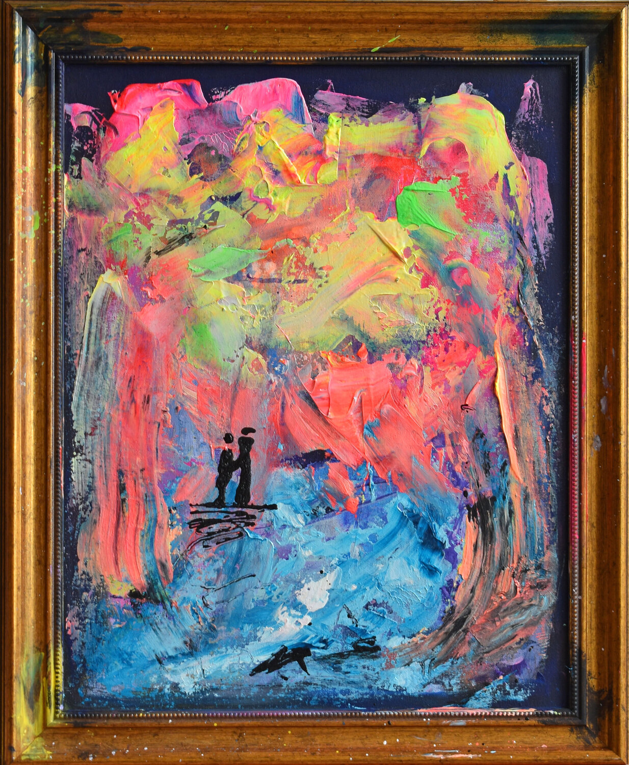 Glacier Love Sebastian Merk Original painting for sale