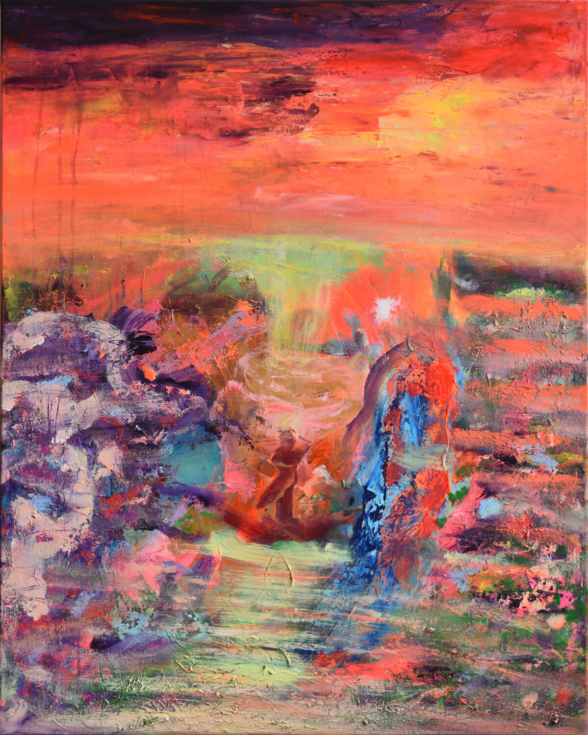 Enlightenment Sebastian Merk Original painting for sale