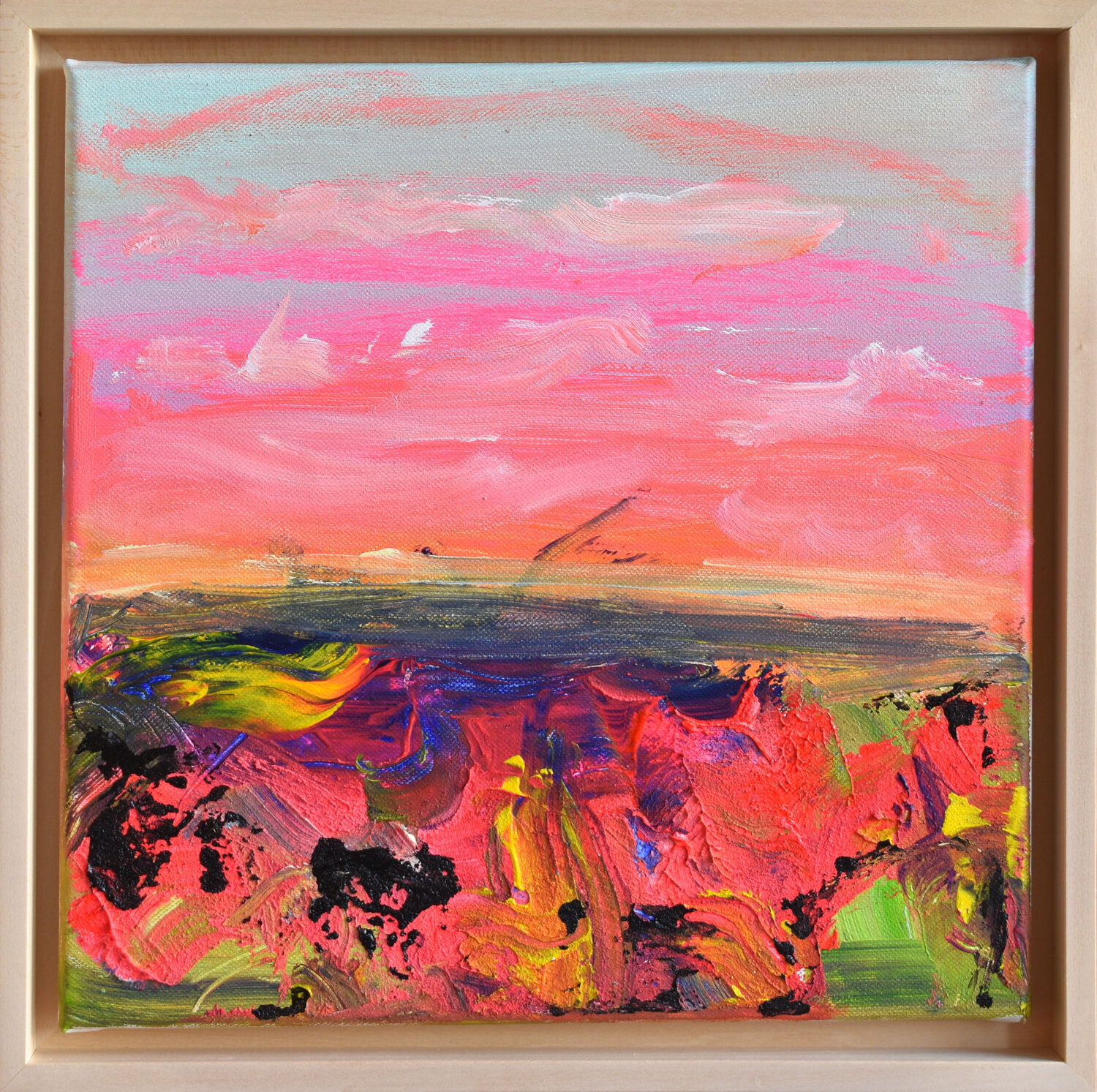 Little Sunset Sebastian Merk Original painting for sale