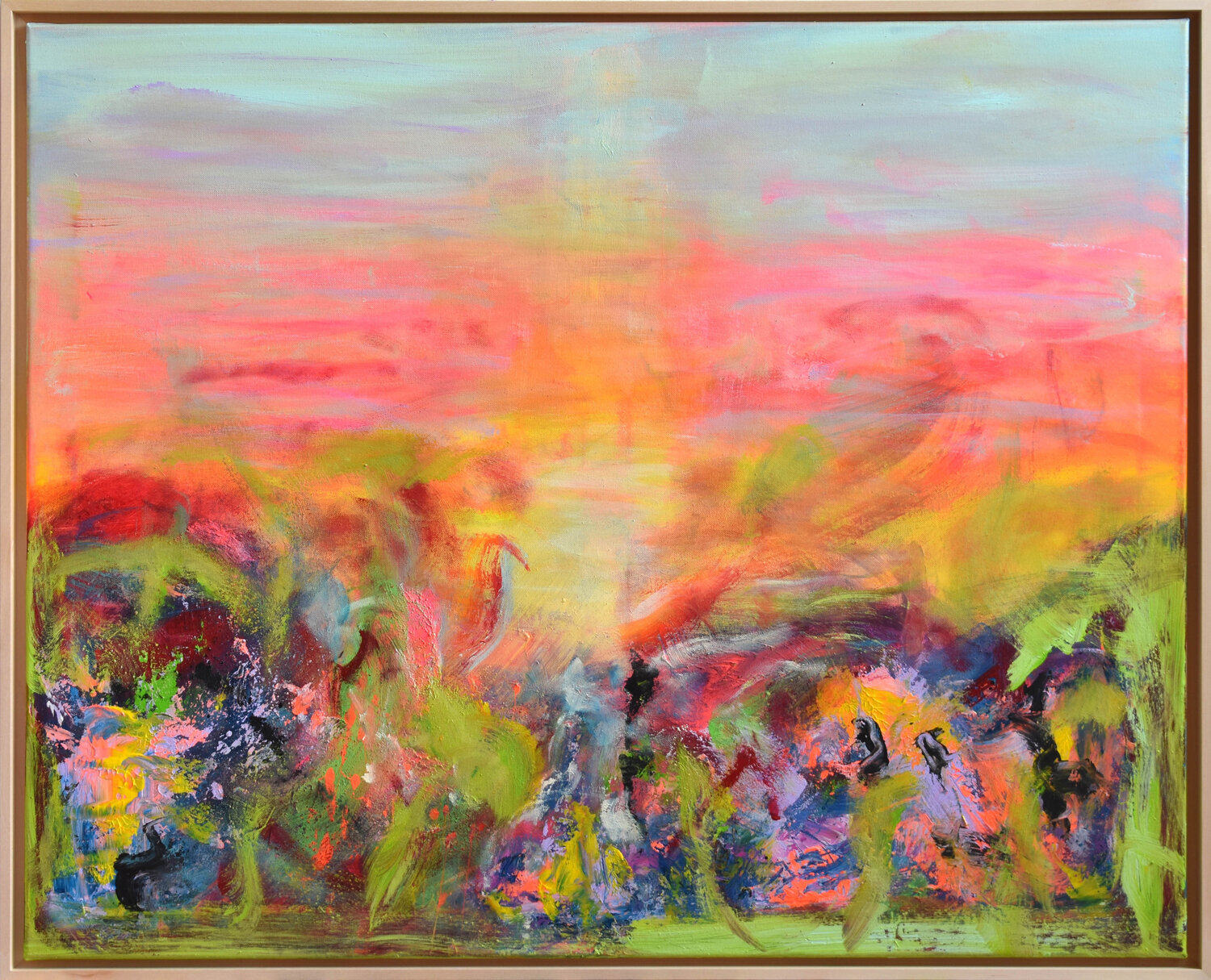 The Power Of Light Sebastian Merk Original painting for sale