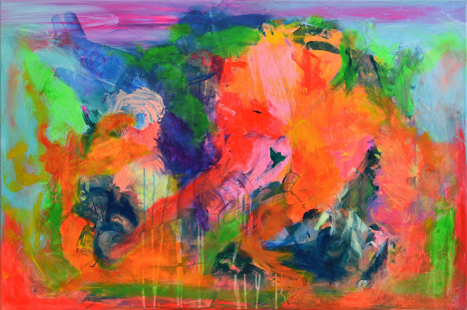 Whispers Of Mythical Creatures Sebastian Merk Original painting for sale