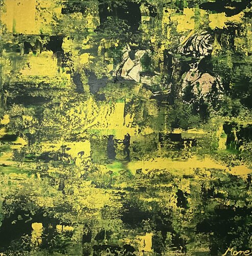 THE GREEN FANTASY by Simone Hähner, Painting for Sale on Select
