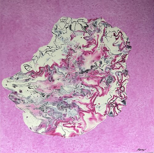 Pink Bloom by Simone Hähner, Painting for Sale on Select